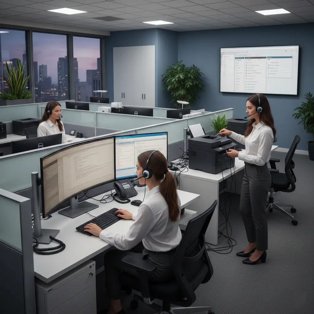 Printer support team